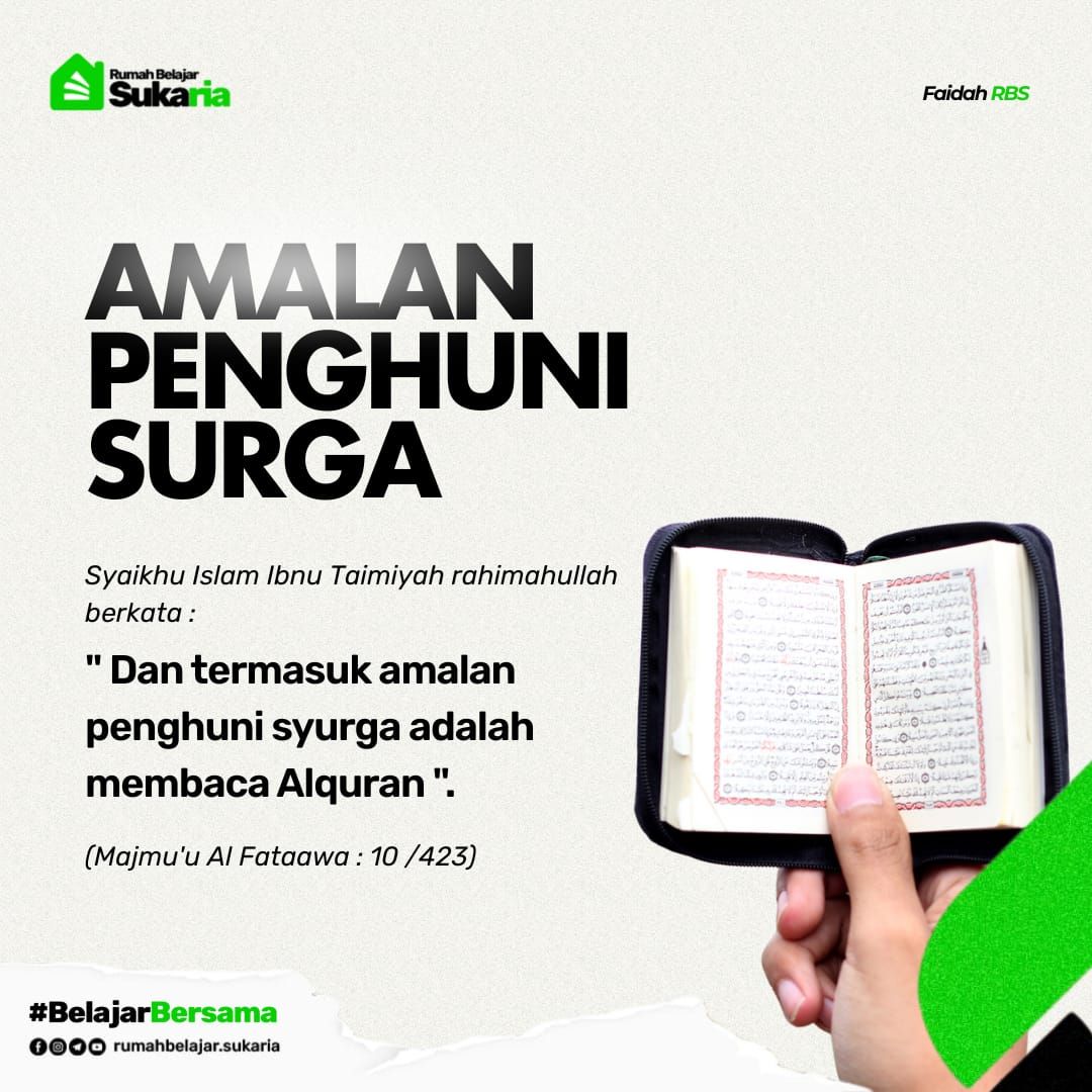 Amalan Penghuni Surga